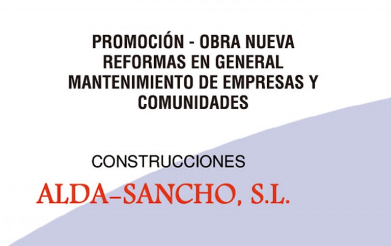 Construcciones Alda-Sancho, S.L.