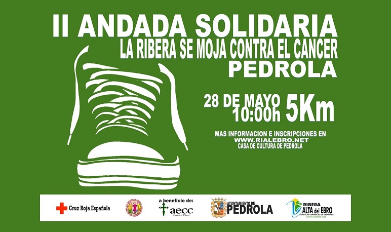 La II Andada Solidaria contra el Cáncer se celebra en Pedrola