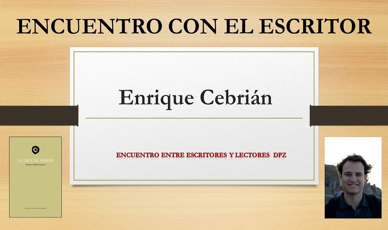 Encuentro con el escritor Enrique Cebrián en la Biblioteca