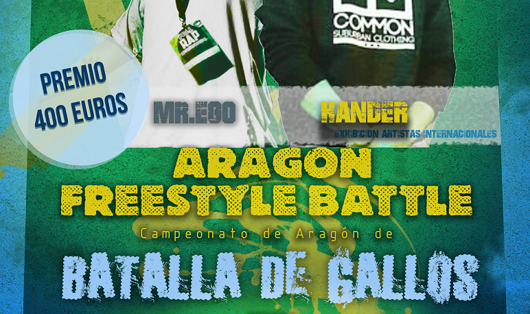 En marcha el Segundo Aragón Freestyle – Batalla de Gallos
