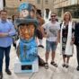 Pedrola, municipio goyesco, apadrina un Goya reinterpretado por el artista aragonés Ferbariza